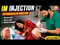 Buttock injection TECHNIQUE step by step 💉|Safe IM Injection Training#viralvideo #nurselife