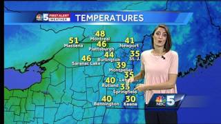 Video: Much cooler but drying up behind cold front 11/09/16