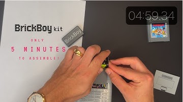 We built the playable Lego Game Boy in 5 minutes with the BrickBoy kit