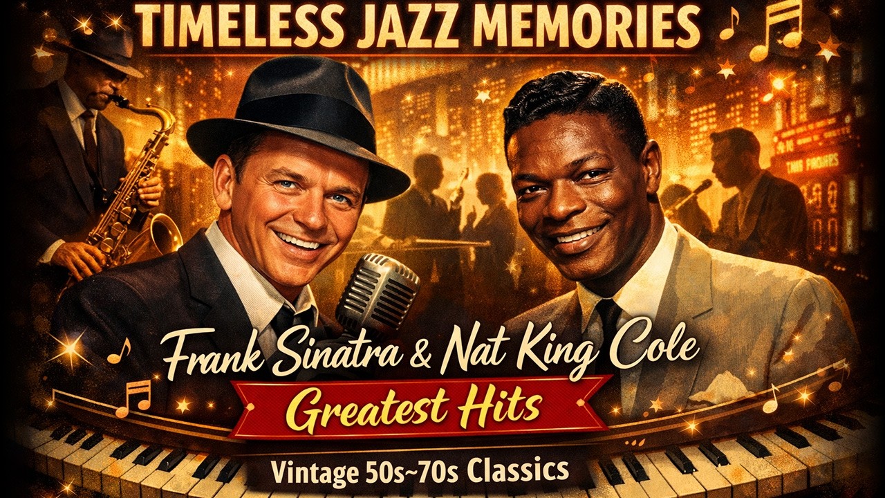 Timeless Jazz Memories 🎷 Frank Sinatra & Nat King Cole Greatest Hits | Vintage 50s–70s Classics