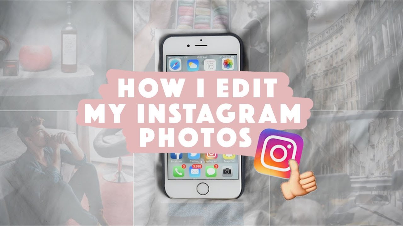 How I Edit My Instagram Photos // JUSTINLIV