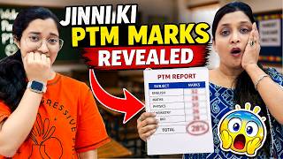 😱 JINNI KI PTM MEIN MARKS REVEALED! 📄🏫 Mummy Shocked Ya Proud? 🤯Teacher Ne Kya Kaha? | Cute Sisters