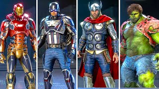 MARVEL'S AVENGERS All Skins & Suits Full Game