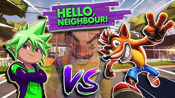 CHIPMUNK vs CRASH BANDICOOT | Hello Neighbor Mod