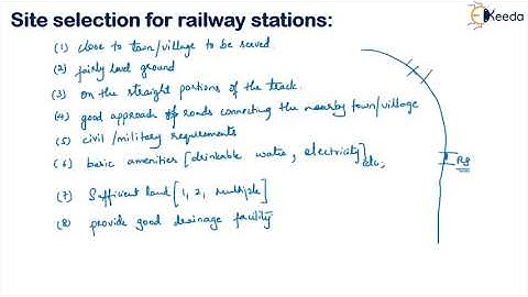 Railway Station and its Requirements - Railway Engineering - Transportation Engineering 2
