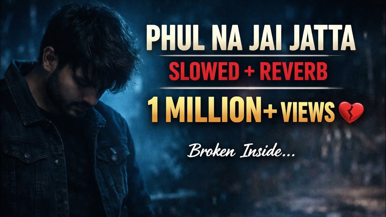 Phul Na Jai Jatta 💔| Slowed + Reverb | Punjabi Sad Song | Heart Touching#trending#sadsong#viralvideo