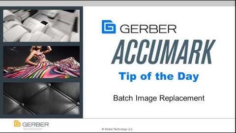 AccuMark Tip of the Day - Batch Image Replacement