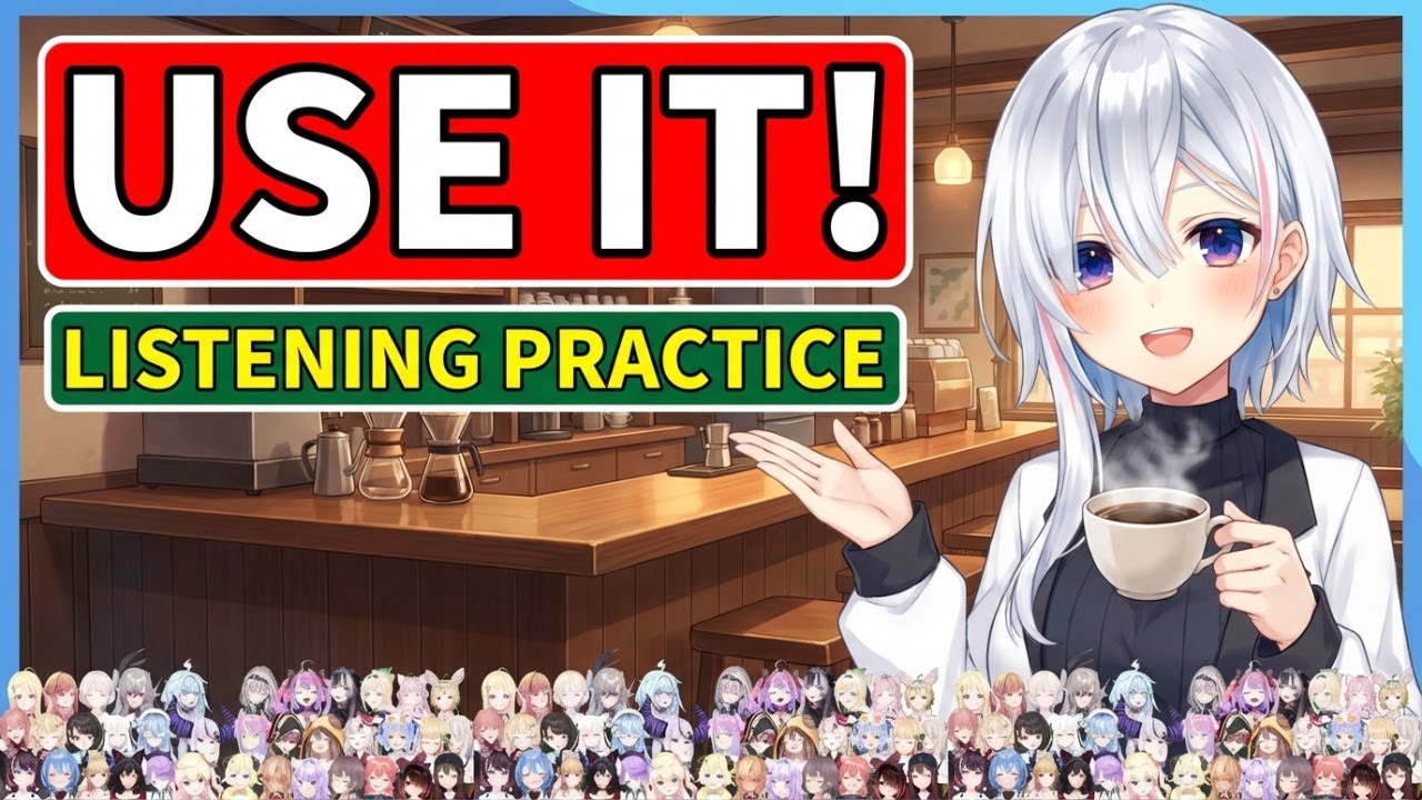 Japanese listening practice | speak along with native speakers | 5 phrases | Ep.1