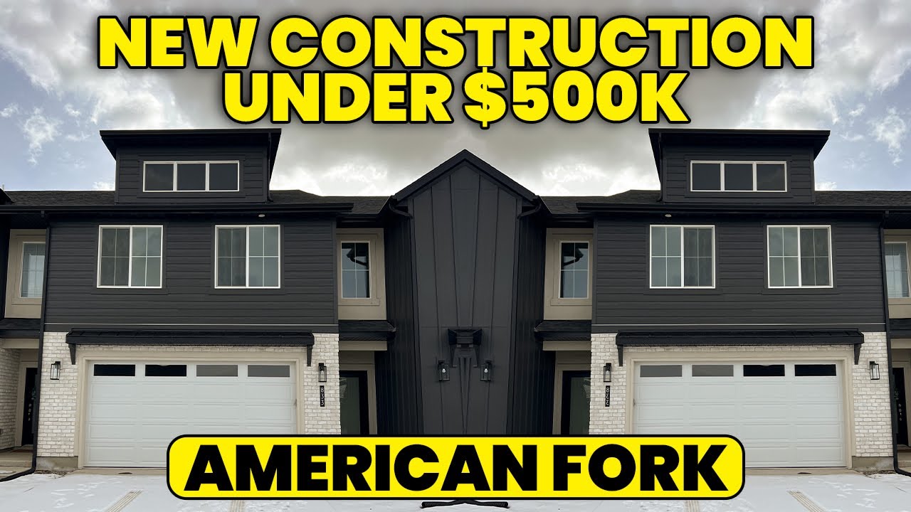 Keystone Construction Townhomes Tour in American Fork Utah YouTube
