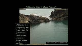 Diffraction Part 1: Major Concepts (for Physics and as a Basis for AP Physics Classes)