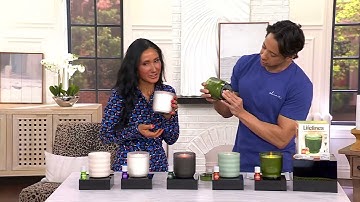 Lifelines Rechargeable Flameless Candle Aroma Diffuser on QVC