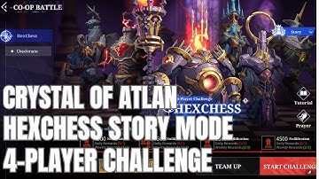 Crystal of Atlan | HEXCHESS 4-Player Challenge Story Mode | Tips & Guide