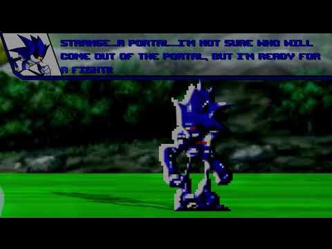 Mecha Sonic VS Amethia Phase 1.5 - Strength of Witts 