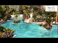 The Sims 4 Wellness Waterpark | No CC | Stop Motion Speedbuild