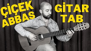 Gi̇tar Dersi̇ - Çi̇çek Abbas Fi̇lm Müzi̇ği̇ Gi̇tar Solo Tab - Nota