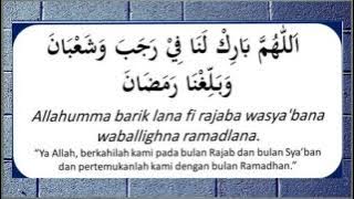 puji pujian jawa bulan rajab