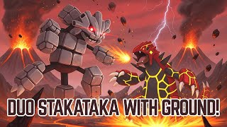Stakataka Raid | Party Power | Ground Counter【Success】【Duo Challenge】【Ultra Beast Raid】【Pokemon Go】 screenshot 5