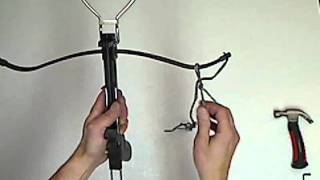 : Stringing a 50 or 80 lb pistol style crossbow made easy