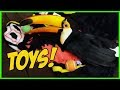 Rescued Toucan Discovers Toys for the First Time!!