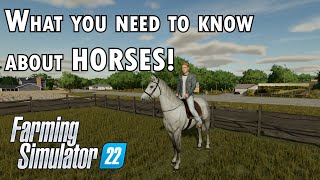 What you need to know about Horses in Farming Simulator 22