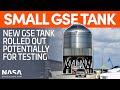 GSE Test Tank Rolled Out to Launch Site | SpaceX Boca Chica