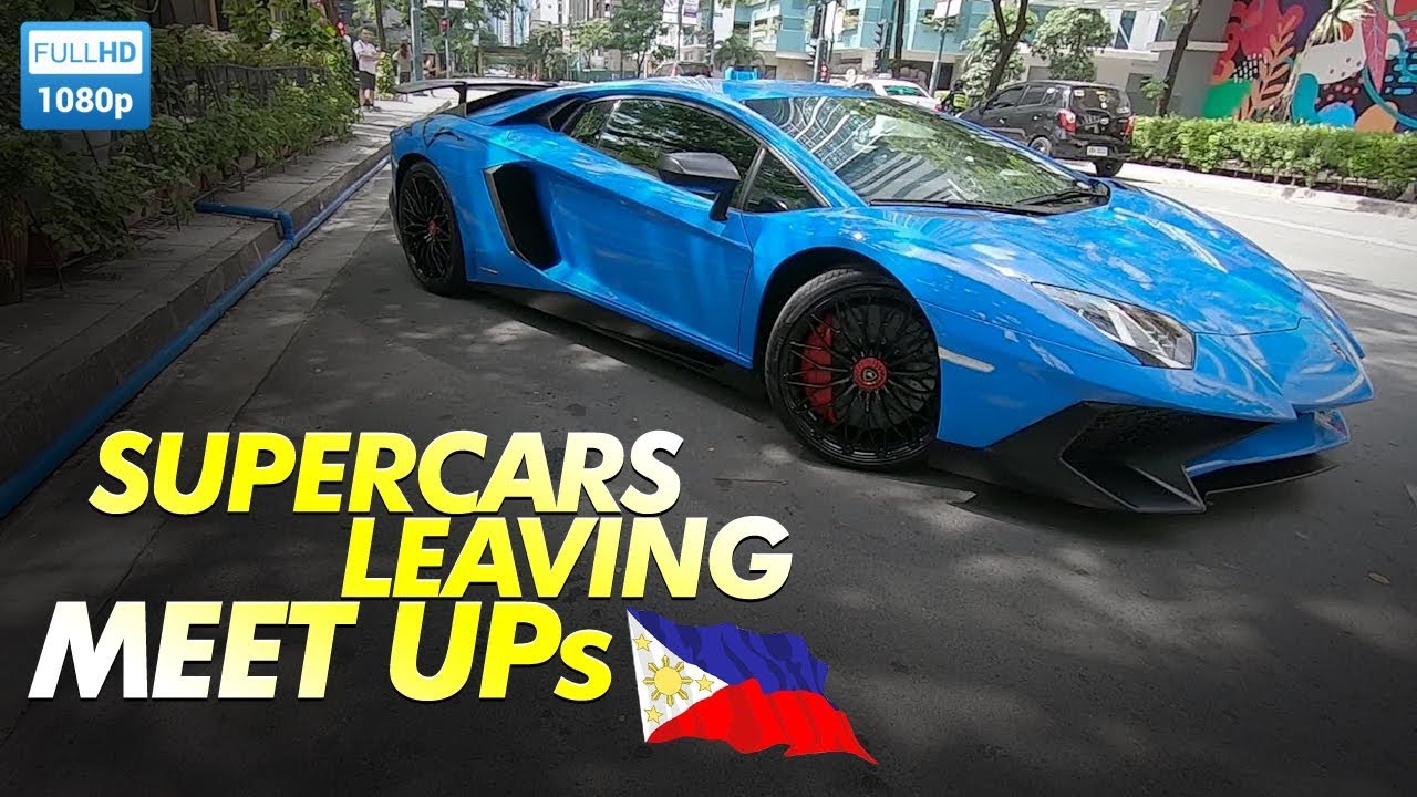 SUPERCARS and SPORTCARS Leaving Breakfast Meet (Philippines)