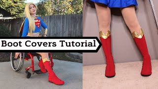 DIY Cosplay Boot Covers Tutorial