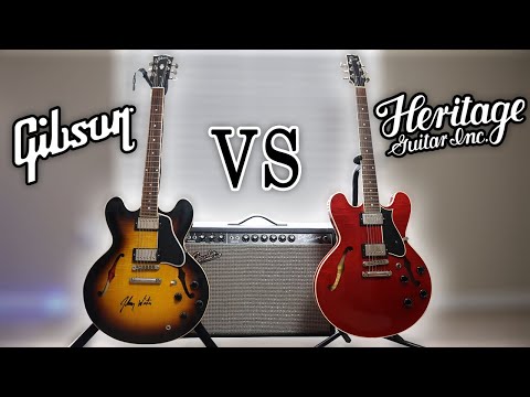 Gibson ES-335 VS Heritage H-535 - YouTube