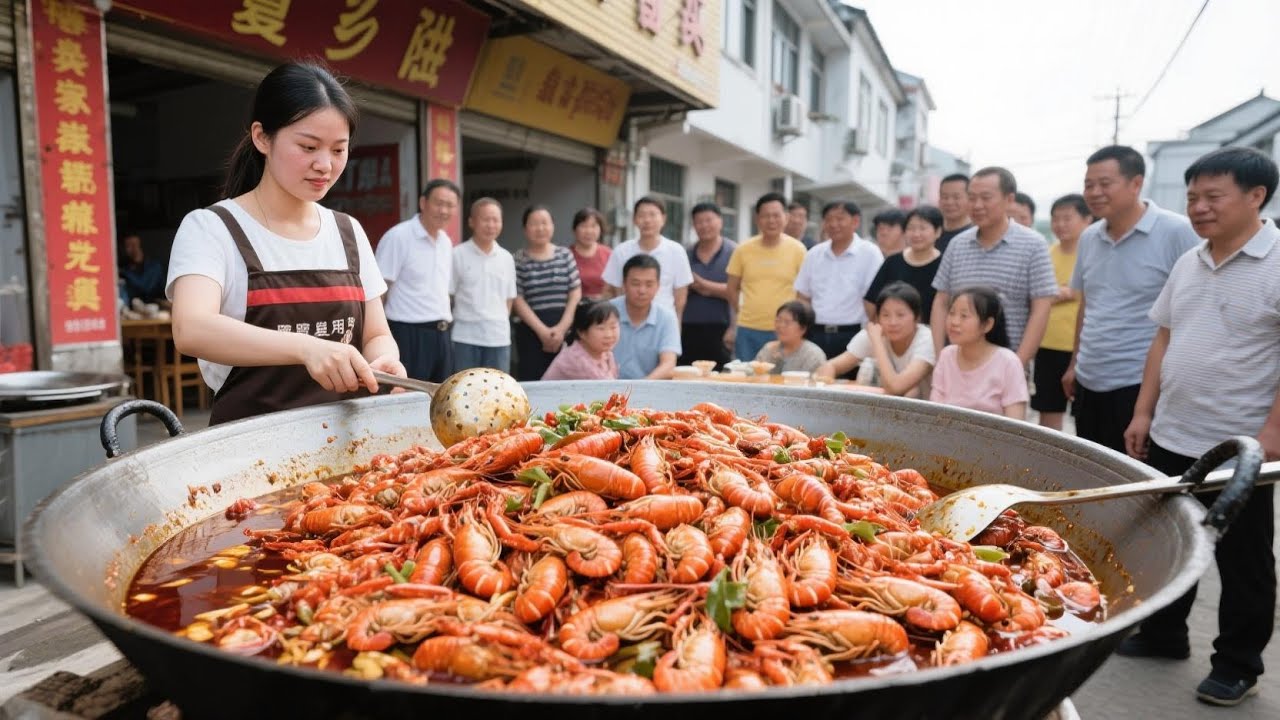 湖州乡镇好店，环太湖地区土菜，美女老板娘做无酒醉虾【舟小九】