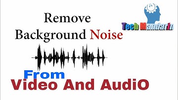 How To Remove Background Noise From Audio & Video On Android Phone(bangla)| Tech Mandarin