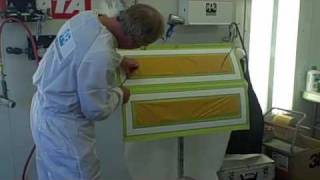 Charley Hutton from Overhaulin' and PPG Demonstrates How To Use Waterborne Paint To Woodgrain