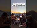 Menu Ala Sultan di Gunung Rinjani Bikin bule Speechless #rinjani #hiking #mountains #travel #fypシ