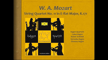 Mozart, String Quartet 11, K.171 - Video Score - Hagen Quartett
