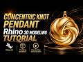 Rhino Modeling: Twisted Unity Knot Pendant