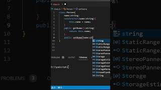 How To Create Getter & Setter Methods For A TypeScript Class