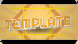 simple orange intro template