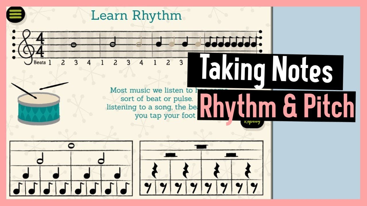 Taking Notes - Rhythm & Pitch - YouTube
