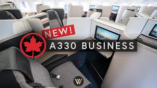 Air Canada's New A330 Business \& Premium Economy - Vancouver to Montreal