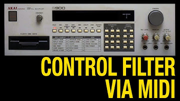 Control the Akai S950 or S900 Filter with MIDI