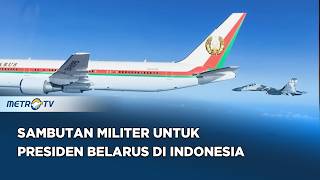 Momen Langka! Pesawat Presiden Belarus Dikawal Jet Tempur Indonesia