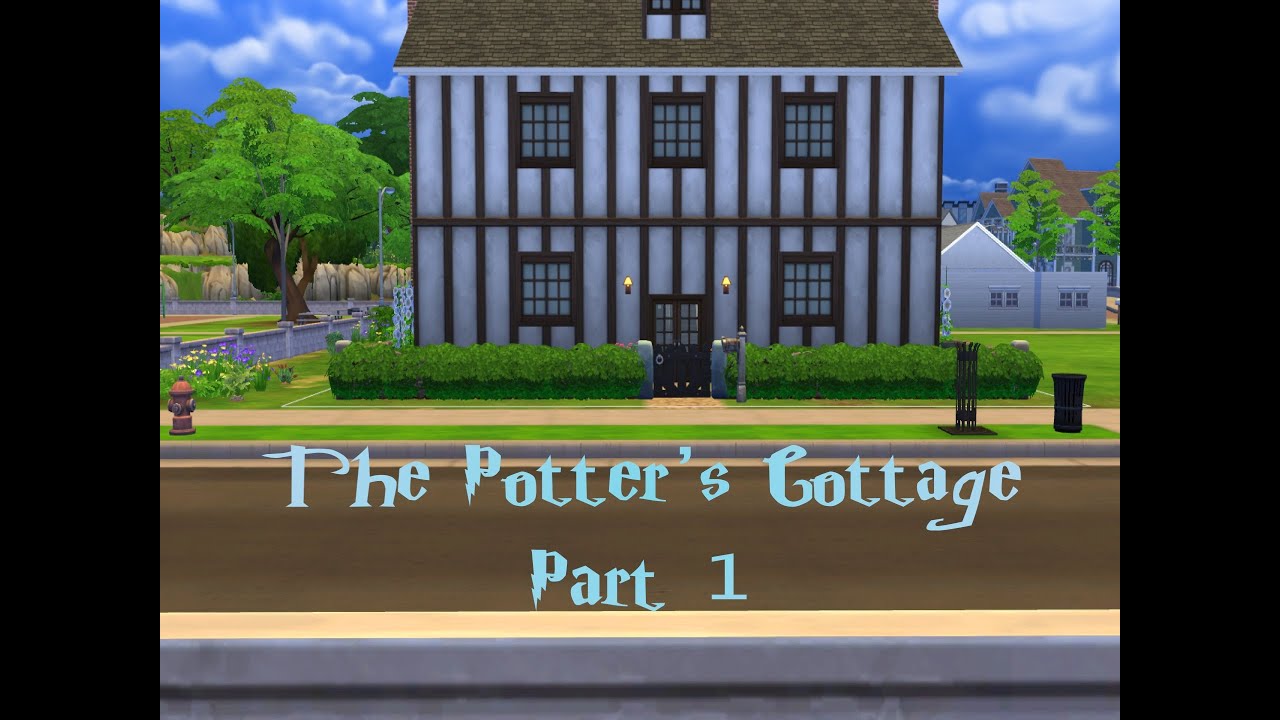 The Sims 4 Speed Build The Potter S Cottage Part 1 Youtube