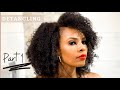 PART 1: HOW TO DETANGLE 4C NATURAL HAIR AFTER BRAIDS | South African YouTuber