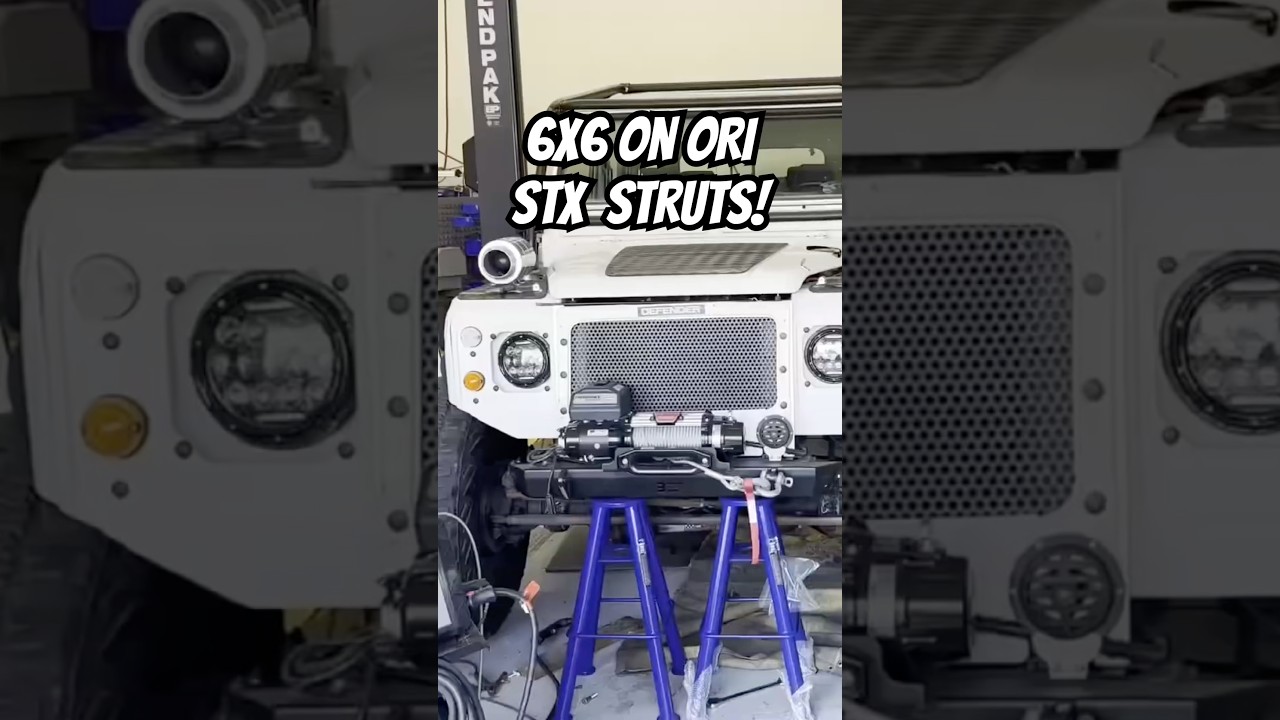 Land Rover 6X6 on ORI STX STRUTS!