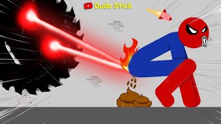 30 Min Best Falls I Stickman Dismounting funny moments