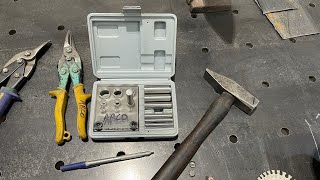 Harbor freight 9 pc. Punch & die set review