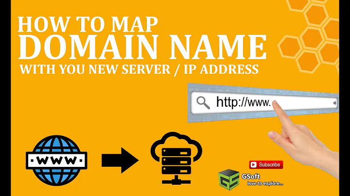 how to point your domain name with new server / ip address | domain name mapping tutorial