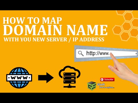 how to point your domain name with new server / ip address | domain name mapping tutorial