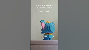 Dumbo the Elephant Nanoblock 360 Spin 3.0 | Bricks Make a Wise Life w2601-32 | 156 Pieces