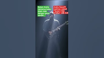 Thumbnail of Andra keren...!!! Tetap dengan gaya sendiri, meski memainkan melodi "Sweet Child O'Mine" -nya GNR