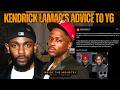 YG Shares Kendrick Lamar Advice: Don’t Drop Garbage to Get Out of Deal